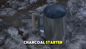 CHIMNEY CHARCOAL STARTER WITH SAFETY HANDLE FIRE STARTER/PENYALA API