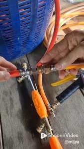 ข้อต่อฟรีสายพ่นยา สำหรับเครื่องพ่นยา ขนาดเกลียว 2 หุน