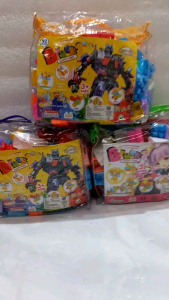 Mainan Edukasi Blocks Tas Puzzle Lego Balok Block Tas isi 92 pcs