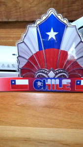 United Nations Countries Laminated Headdress Vibrant Print in Thick Photopaper Handcrafted and Waterproof