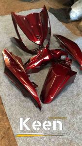 cover body full halus honda beat fi tahun 2013 2014 2015 2016 dark red