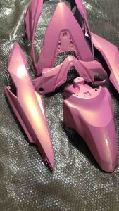 cover body full halus honda beat esp eco/beat street tahun 2016-2019 pink effect gold pakai spakbor vario