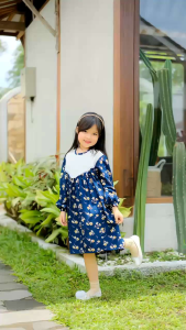 DRESS ANAK KOREAN STYLE RAYON PREMIUM DRESS ANAK ZORA KEKINIAN
