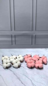 [1 PCS] KEPALA COTTON FLOWER TANPA TANGKAI BUNGA PALSU ARTIFICIAL FLOWER HIASAN SCRAPBOOK KEPALA BUNGA KAPAS PALSU IMITASI BUATAN DIY FLOWER FLORIST