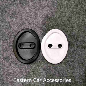 Car Door Lock Silicone Cover Soundproof Damper Protector Anti-impact Reduction Shock Noise Pad