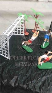 [1 SET ISI 10] MINIATUR KUE TART FOOTBALL SEPAK BOLA SEPAK SEPAKBOLA PEMAIN BOLA LAKI LAKI ANAK KECIL BOCIL HIASAN KUE TART BIRTHDAY CAKE DECORATION SPORT OLAHRAGA PERTANDINGAN TANDING BOLA TOPPER KUE  FUTSAL GAWANG AKSESORIS KUE ULTAH ULANG TAHUN