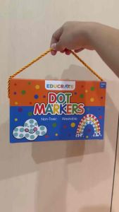 EducratePH 60ml Dot Markers for Kids | Washable & Non-Toxic | Art Craft Activity Set (6 Colors)