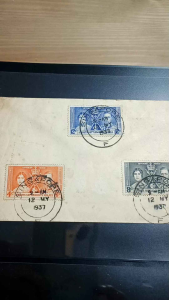 Pre-owned Straits Settlements 1937 Coronation stamp Malaysia King VI set of 3 stamps *Actual stamps picture taken from album. All orders will be shipped within two working days. Free courier delivery with tracking number value related insurance