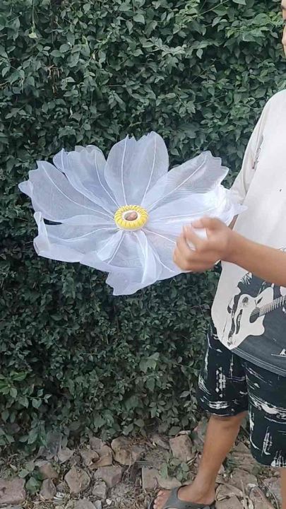 Kelopak Bunga Dekorasi Pelaminan model bunga sepatu /Artificial Flower / Kap Bunga Dekorasi / Bunga Hias / Giant Flower Premium / bahan kain organdi Organza