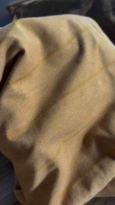 🌰 VẢI THUN SỌC MỊN “KẸO HẠNH NHÂN” – MÀU NÂU ẤM