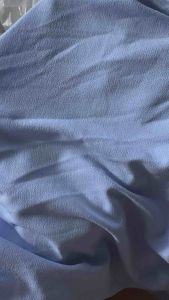 VẢI THUN MOSS CREPE XANH DƯƠNG – MÁT MẺ SANG XỊN MỊN