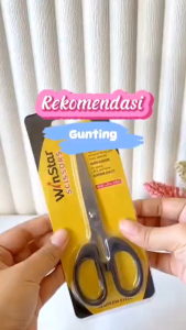 GUNTING KERTAS SCISSORS UKURAN S - M - L STAINLESS TAJAM