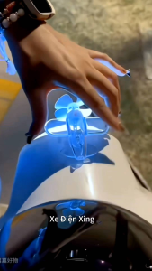 máy bay mini phát sáng trang trí xe máyotoxe điệnxe đạpđèn led máy bayphụ kiện phụ tùng xe