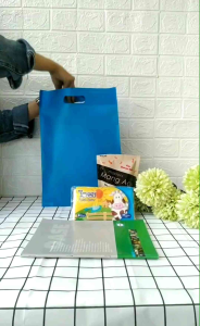 Kodian isi 20 Tas Goodie Bag Tas Kain Spunbond Oval 20x26 25x35 30x40 Kantong Souvenir Snack Ultah