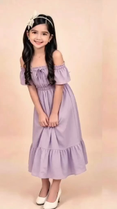 MOANA OFFSHOULDER MAXI DRESS FOR KIDS ALAGAN 7 UP TO 9 YRS OLD