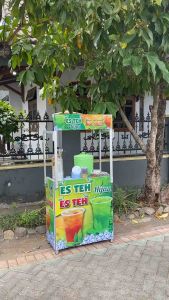 Paket Usaha Es Teh Hijau Dengan Booth Portable | Paket Usaha Minuman Es Teh Jumbo Kekinian | Paket Usaha Teh Hijau | Paket Jualan Es Teh Jumbo Teh Hijau
