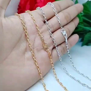 Kalung Wanita Terbaru Titanium Lapis Emas Premium Kalung Kremes