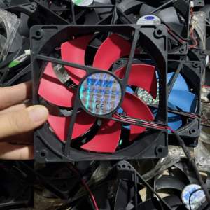 (Sale )Combo 50 cái quạt 12v Fan 12x12 có jack cắm (dòng điện dưới 0.2A)