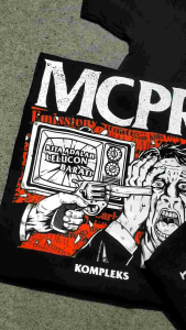 Kaos MCPR band terlaris lokal / kaos band punk / kaos distro musik