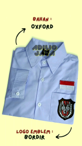 SERAGAM SEKOLAH SD LENGAN PANJANG ATASAN BAJU SERAGAM SEKOLAH SD
