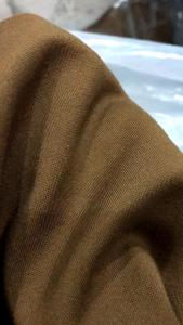 vải thun cotton Hàn co dãn 4 chiều _( khổ 1m65) màu nâu dày vừa mềm không nhão may đầm váy áo quần vv