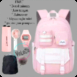 Tas Ransel Sekolah Anak Perempuan Remaja BEAUTIFUL SD SMP BANYAK BONUS Tas Ransel