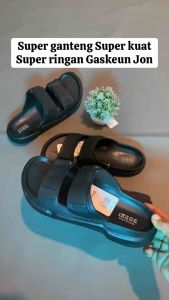 Sandal Laki laki Sandal Slop karet elastis empuk dan ringan irsoe 392