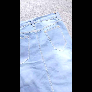 Rok jeans wanita Dewasa terbaru