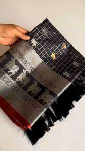 Soft Silk Saree In Pichwai Concept