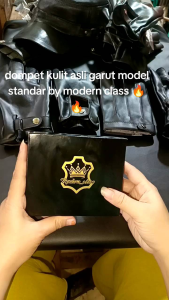 Dompet kulit lipat dompet standar pria wanita  kulit