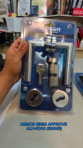ARMOR SIRIM LEVER HANDLESET SUS304 STAINLESS STEEL ALH-6000/S70/8650/VP ( SS/MB ) FINISHING SIRIM APPROVED (FIRE DOOR)