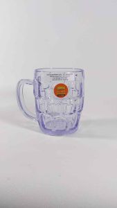 865 (6 pcs) - Gelas Coktail Plastik Bening Golden Dragon 300 ml Cangkir Plastik Bening