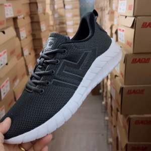 เชิดรองเท้าผ้าใบผู้ชาย 🌺Baoji แบรนด์บาโอจิ 100% เบามากๆ รุ่น BJM563 ผ้าดำพื้นขาว ราคา 1450 ฿ ลด 650 ฿ สีดำ เทา เขียว ดำพื้นขาว 100% ความละเอียด 100% ลดลงล่าสุด