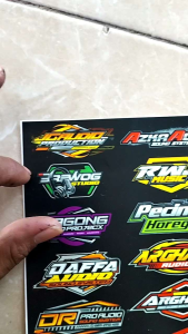 Stiker Audio & Sound: Tahan Air, Mudah Dipasang & Dekoratif