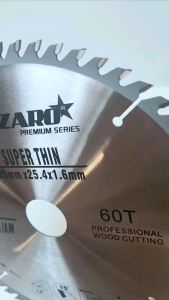 Mata Gergaji Kayu Circular Saw Blade Super Thin 7" inch × 60 T TCT Super Tajam