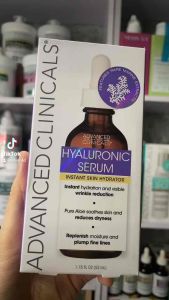 [MỸ]SERUM CẤP ẨM HYALURONIC ADVANCED CLINICALS 52ml giúp da bạn trông tươi trẻ căng bóng  đủ độ ẩm .