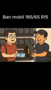 ban luar mobil avanza xenia ayla mobilo dll 185/65 R15 ban luar cadangan TL