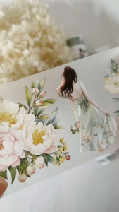 Fairy Lights Journal - READY STOCK/ art journaling/ scrapbooking deco/ Five Treasures Studio: Destiny of Flower