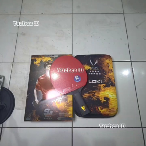 BAT/BET PINGPONG TENIS MEJA LOKI 9 STAR CARBON ORIGINAL