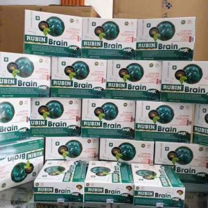 Bổ não Rubin Brain Max (Hộp 5 vỉ x 10 viên) - Hỗ trợ hoạt huyết tăng cường tuần hoàn máu não