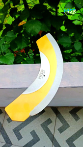 Pisau rajang model bendo baja HSS D2 emas full tanpa sambungan super tajam super awet berkualitas tinggi