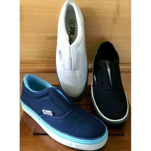 SEPATU PX STYLE 128 / SEPATU SLIP ON KANVAS / SEPATU KERJA NYAMAN