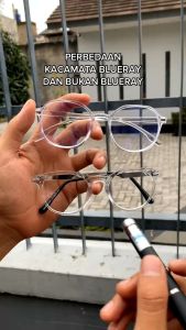 KACAMATA ANTI RADIASI ORIGINAL PRIA WANITA / FRAME SUNGLASSES LENSA TRANSPARAN / GRATIS PACKING KARDUS & BUBBLE WRAP AMAN