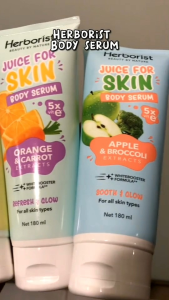 HERBORIST Juice For Skin Body Serum 180mL / Exfoliating Gel Scrub / Face Scrub