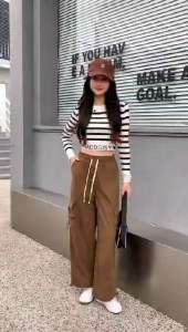 Celana Panjang Kulot Cargo Corduroy Wanita: Kualitas & Kelebihannya