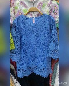 เสื้อลูกไม้ผู้หญิงอก40-44นิ้วอก46-48นิ้วใส่ได้งานฟรีไชส์