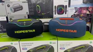 SY-Hopestar A80 ลำโพงบลูทูธ 350วัตต์ พร้อมไมค์ลอย1อัน ลำโพง6ดอก มีไฟRGB ปรับเบส3โหมด  IPX6 ของแท้100%