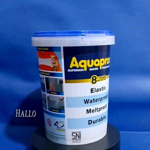 AQUAPROOF 1KG WARNA ABU-ABU CAT TEMBOK ABU - ABU 1KG CAT AQUAPROOF 1KG ABU-ABU