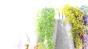 Bunga Gantung juntai ADMIRALTY Artificial / Daun Rambat Gantung / Daun Plastik