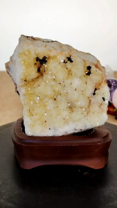 Brazil High Gred Citrine Cluster Ornament C11